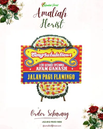Bunga Papan Congratulation di Karagsari